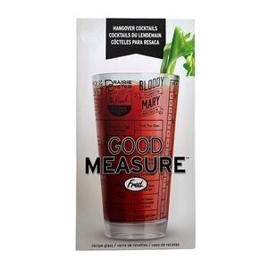 Good Measure Cocktail Recipe Glass, NWOT

Makes for a great gift!